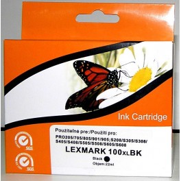 Cartridge kompatibilní s Lexmark 100XL černá velká (14N1068E)
