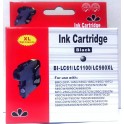 cartridge LC-1100BK / LC-980BK černá pro Brother - kompatibilní